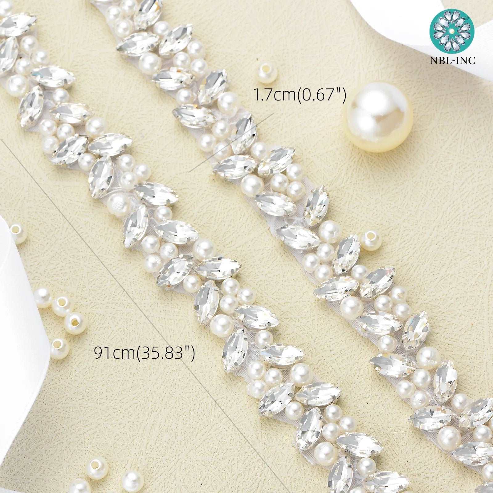 (1 YARD) Silver clear bridal beaded crystal rhinestone applique trim belt gold sewing iron on for wedding dress clothing WDD0278