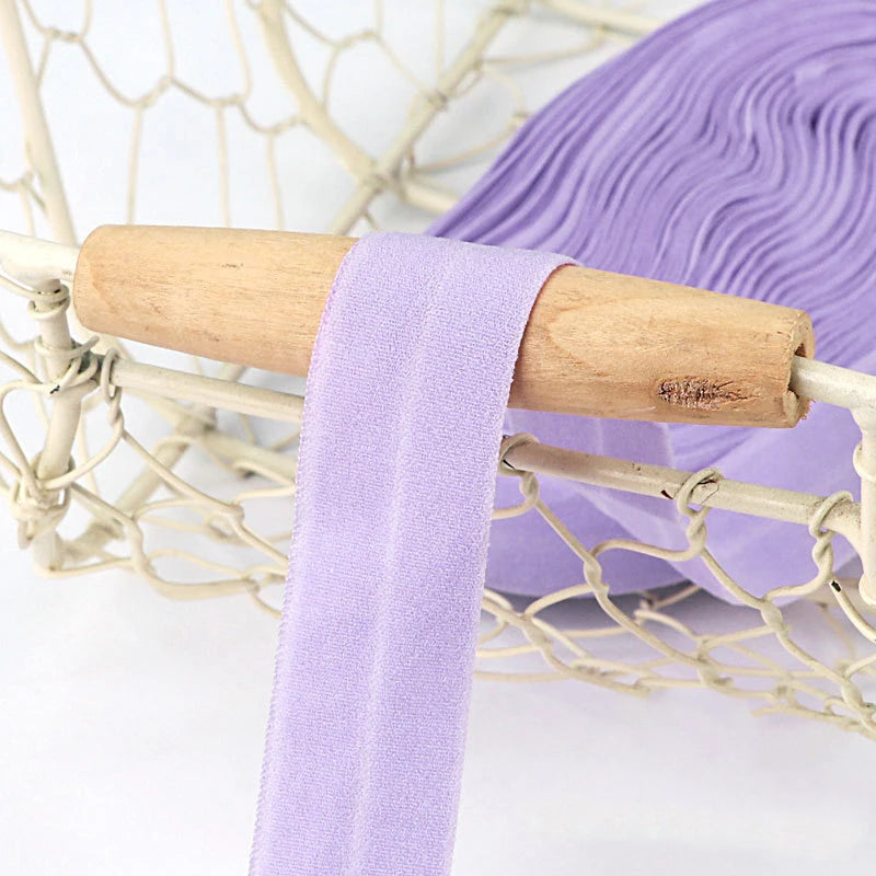 10M 2Cm Edge Sewing Ribbon Elastic Bias Binding Tapes Patchwork Quilting Fold Over Bands For DIY Garment Hem Sleeve Sewing Trims