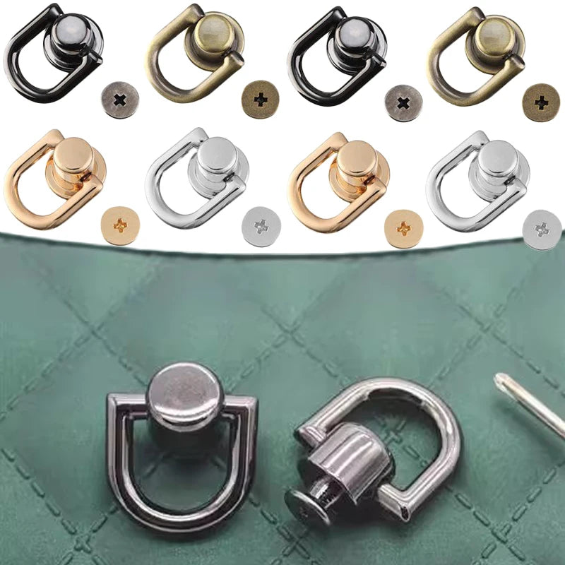 D-shaped Ring Bag Side Clip Buckles