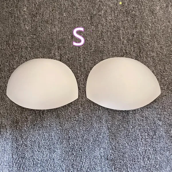 4 Pairs Breathable foam Bra Pads - Soft Chest Cups for Swimwear & Dresses (S-XXXL)
