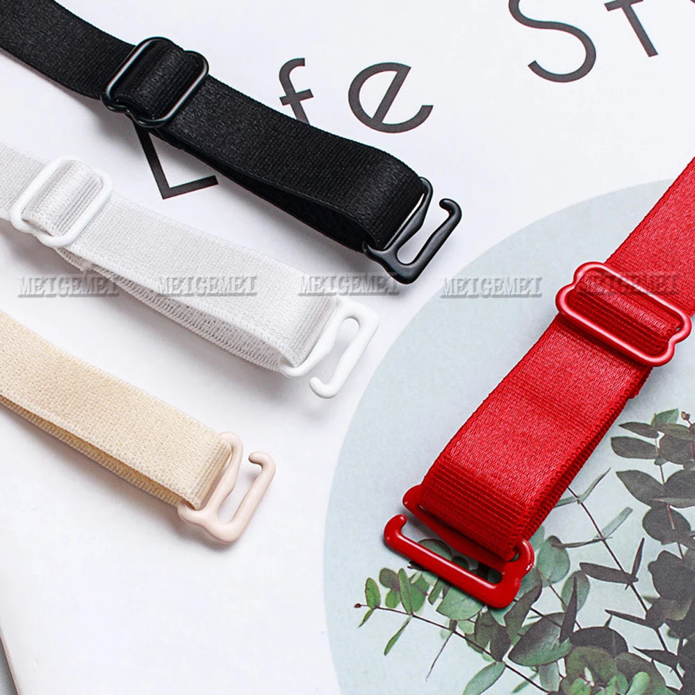 100-Pack Metal Bra Rings & Sliders - Strap Adjusters for Lingerie & Bra Making (6-25mm)