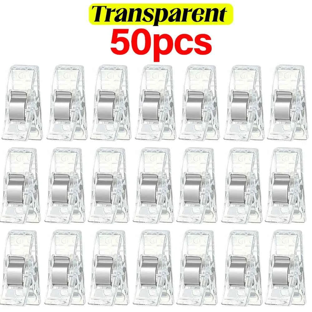 Plastic Sewing Clips 50pcs - Strong Wonder Clips for Quilting, Bag Making & Crafts