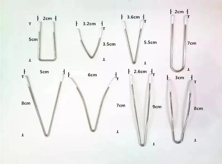 5pcs V-Shape Stainless Steel Underwires - Shaping Underwires for Bras & Swimwear