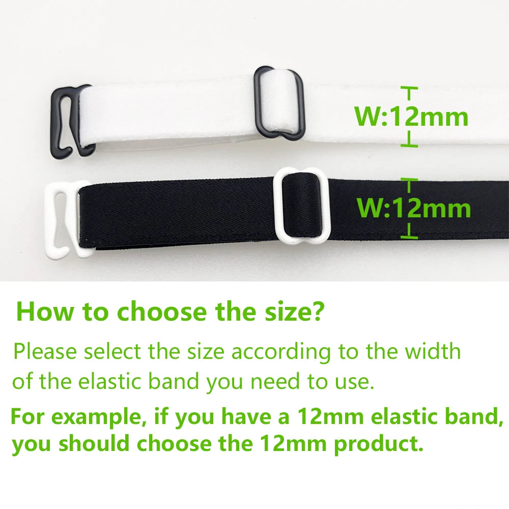 20-Pack Bra Hooks - Various Sizes & Colors for Bra Making & Lingerie