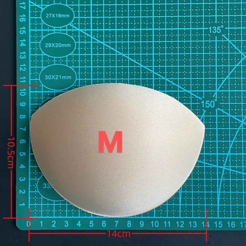 4 Pairs Breathable foam Bra Pads - Soft Chest Cups for Swimwear & Dresses (S-XXXL)