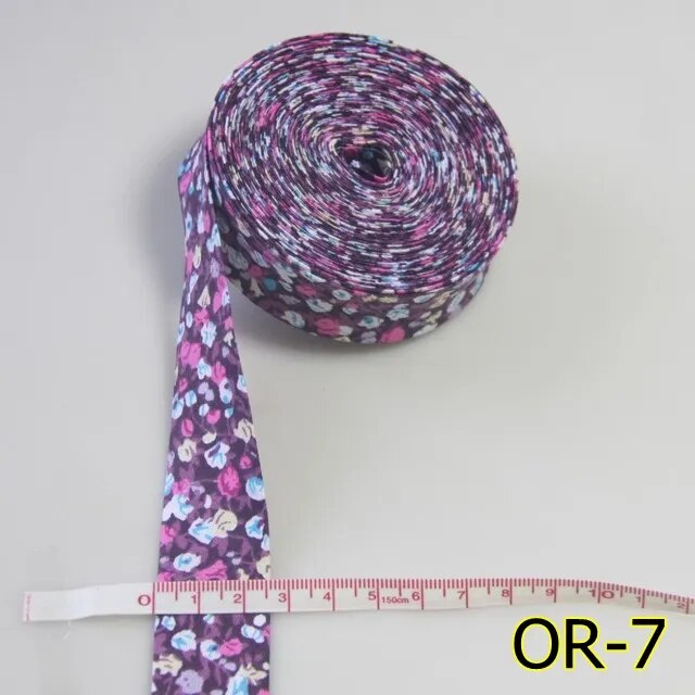 Printed Cotton Bias Binding - 25mm(1") Width / 5meters lot
