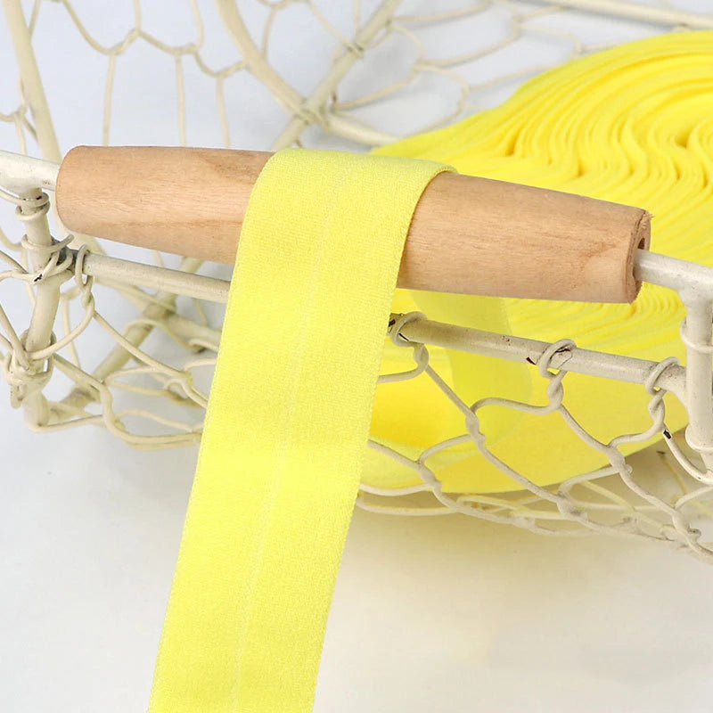 10M 2Cm Edge Sewing Ribbon Elastic Bias Binding Tapes Patchwork Quilting Fold Over Bands For DIY Garment Hem Sleeve Sewing Trims