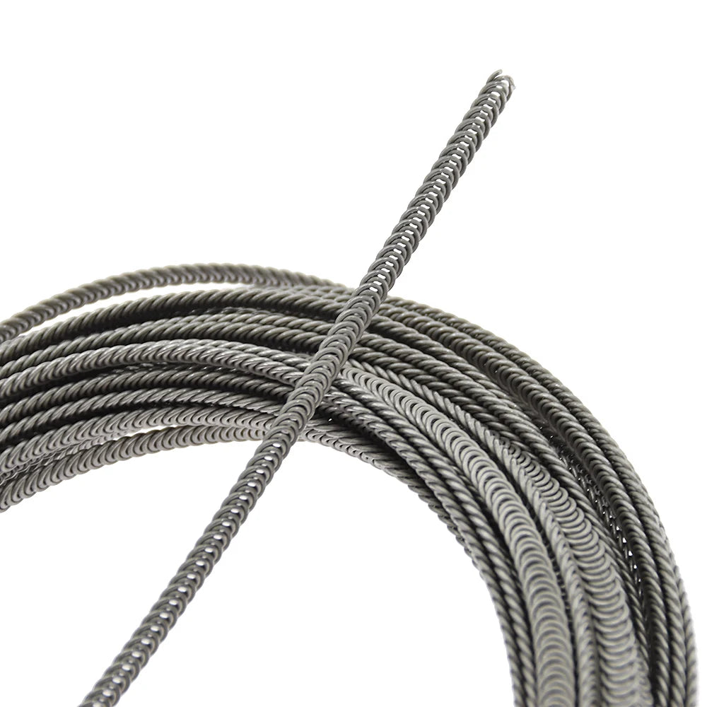 10m Spiral Steel Boning 5mm - Flexible Metal Corset Boning for Underwear & Garments