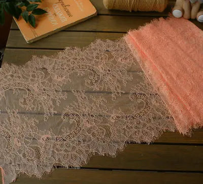 3 Meters Wide Eyelash Lace 35cm - Chantilly Lace Trim for Garments