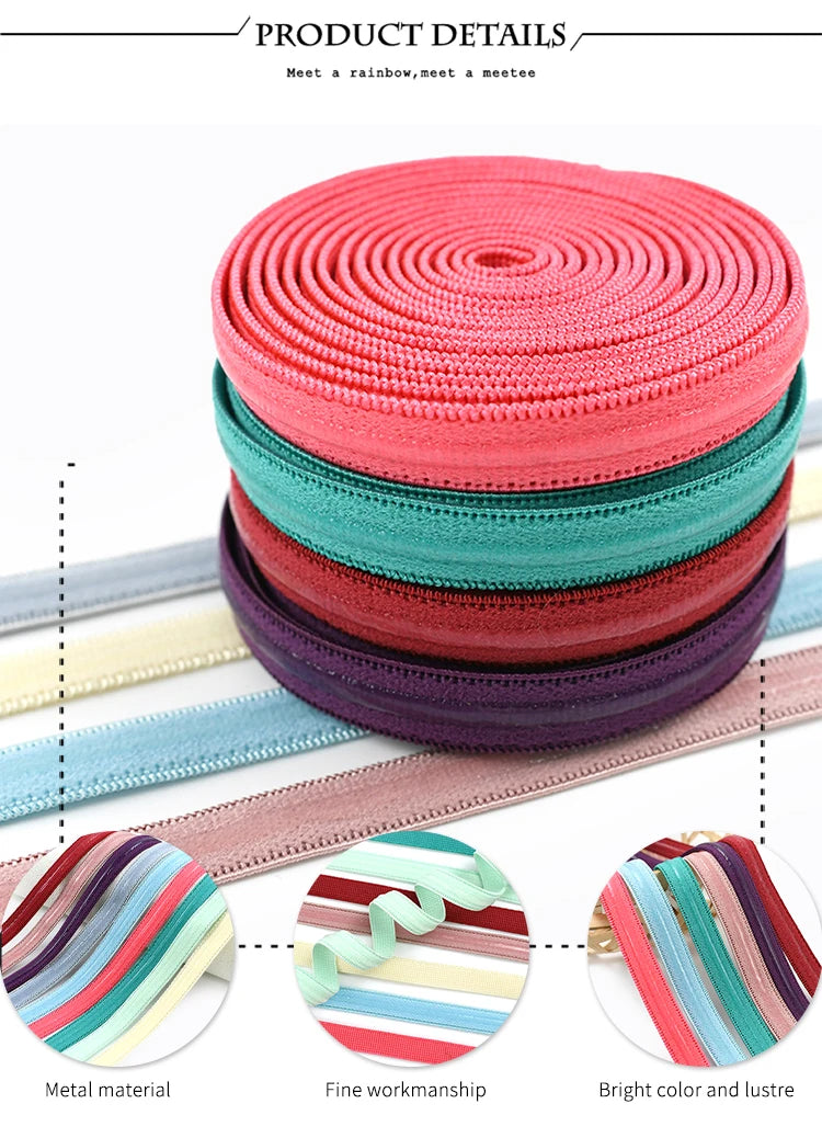 1, 3, 5 or 10 Meters 10mm Bra Strap Elastic with Silicone Non-Slip Strip