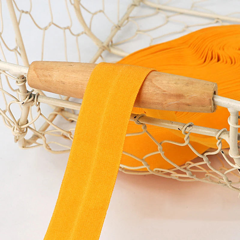 10M 2Cm Edge Sewing Ribbon Elastic Bias Binding Tapes Patchwork Quilting Fold Over Bands For DIY Garment Hem Sleeve Sewing Trims