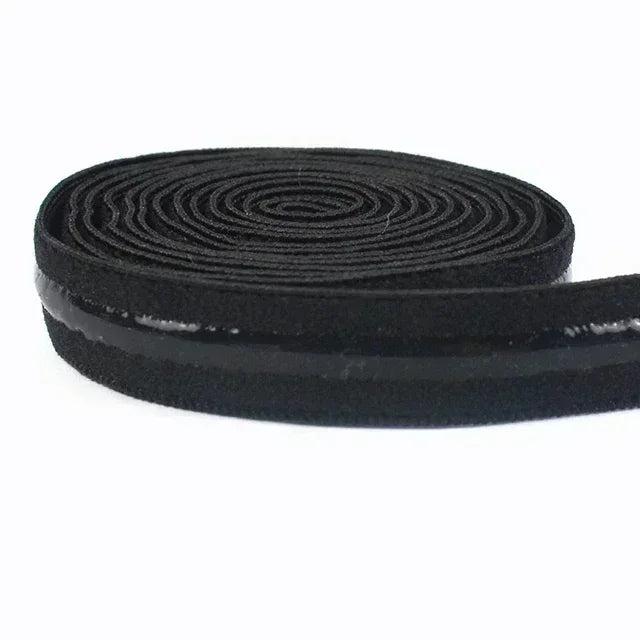 5 or 10 Meters Bra Strap Elastic with Silicone Non-Slip Strip (8-25mm)