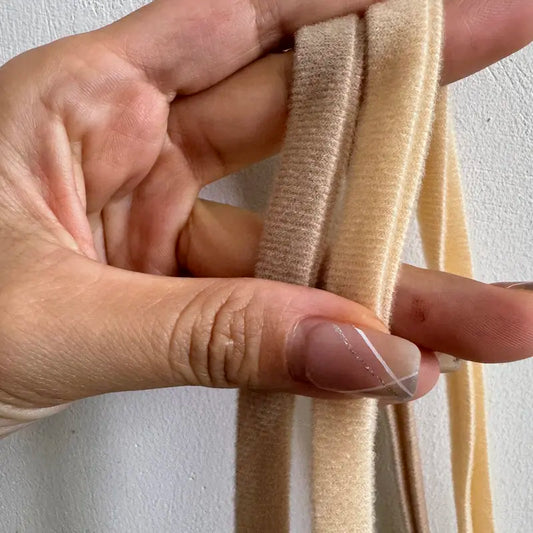 5 Yards Underwire Channeling Plush Tape 12mm - Soft Casing for Bra Underwires