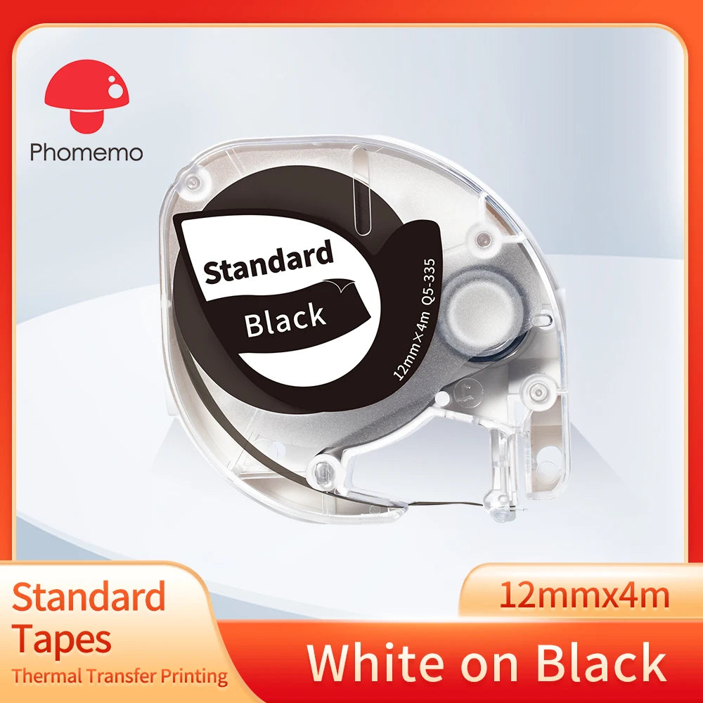 P12 PRO Label Maker Machine - Bluetooth Inkless Label Printer for Fabric & Satin Ribbon