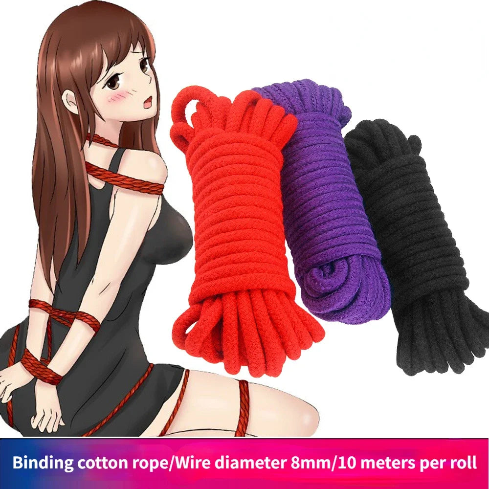 10 Meters 8mm Soft Cotton Drawstring Cord - For Hoodies, Joggers & Waistbands