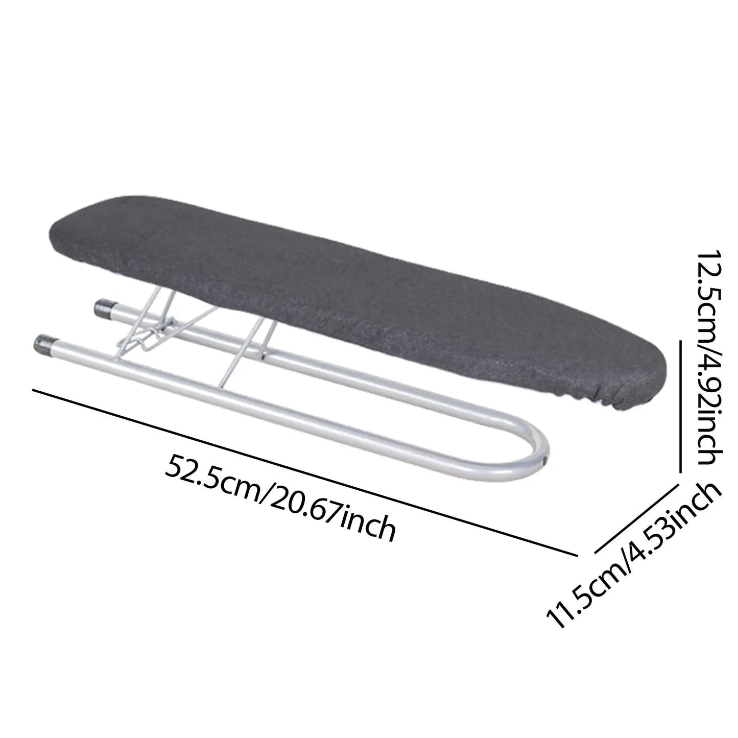 Small Ironing Board - Foldable Tabletop Sleeve & Cuff Press