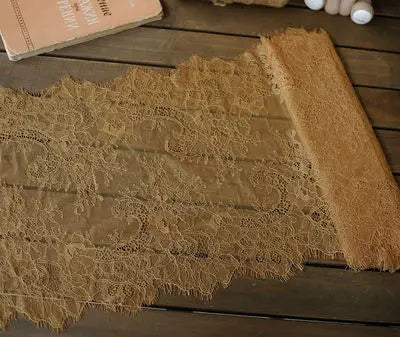 3 Meters Wide Eyelash Lace 35cm - Chantilly Lace Trim for Garments