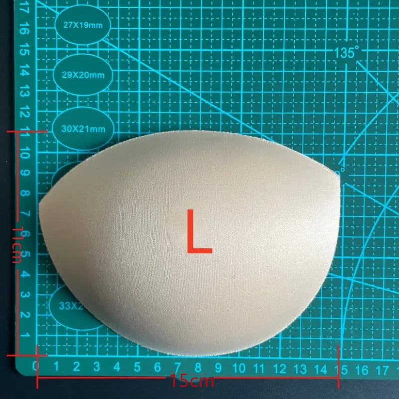 4 Pairs Breathable foam Bra Pads - Soft Chest Cups for Swimwear & Dresses (S-XXXL)