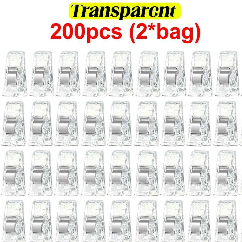 Plastic Sewing Clips 50pcs - Strong Wonder Clips for Quilting, Bag Making & Crafts