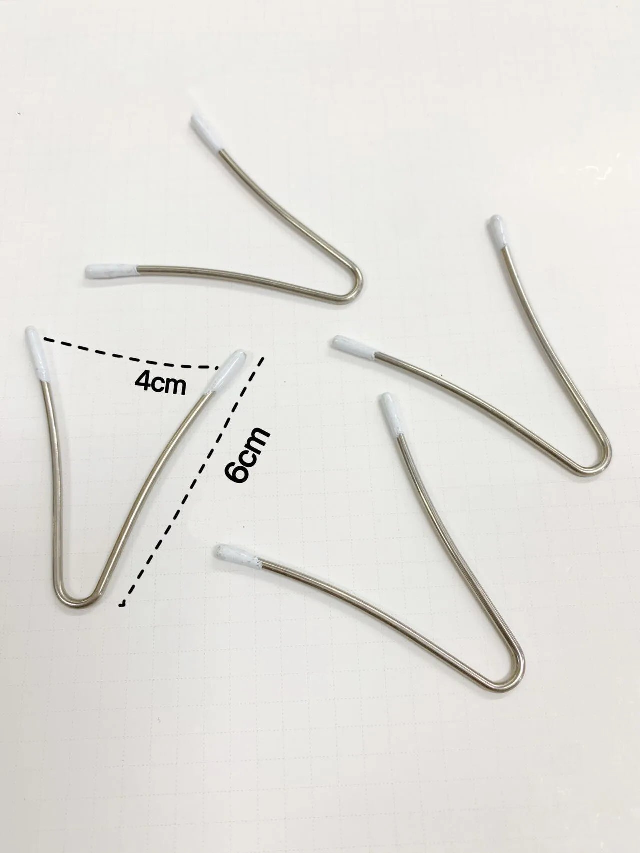 5pcs V-Shape Stainless Steel Underwires - Shaping Underwires for Bras & Swimwear