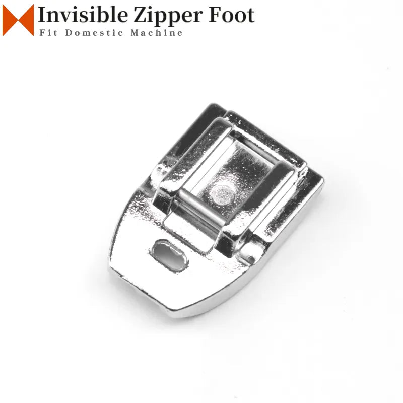 Invisible Zipper Presser Foot Fits All Low Shank - Snap On Domestic Se