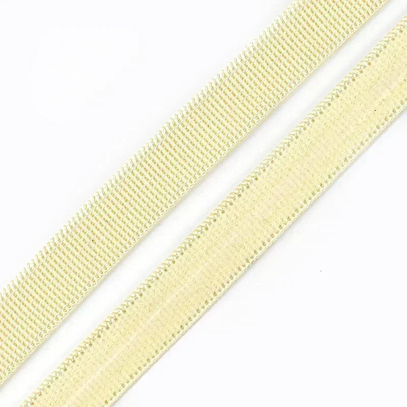 1, 3, 5 or 10 Meters 10mm Bra Strap Elastic with Silicone Non-Slip Strip