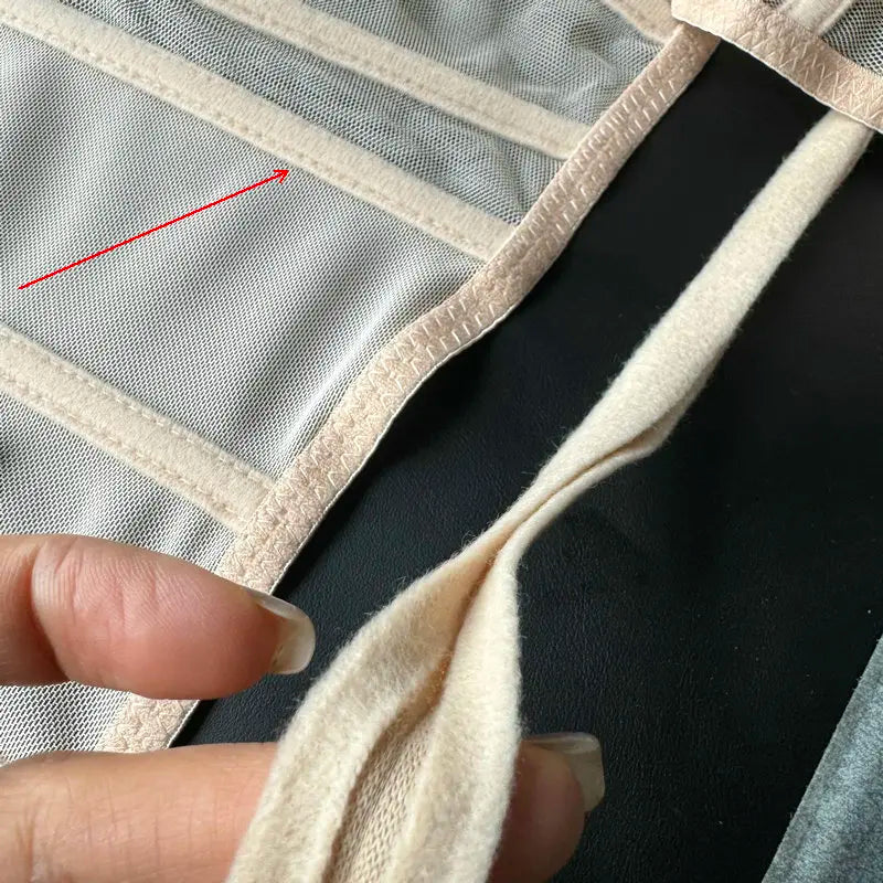 5 Yards Underwire Channeling Plush Tape 12mm - Soft Casing for Bra Underwires