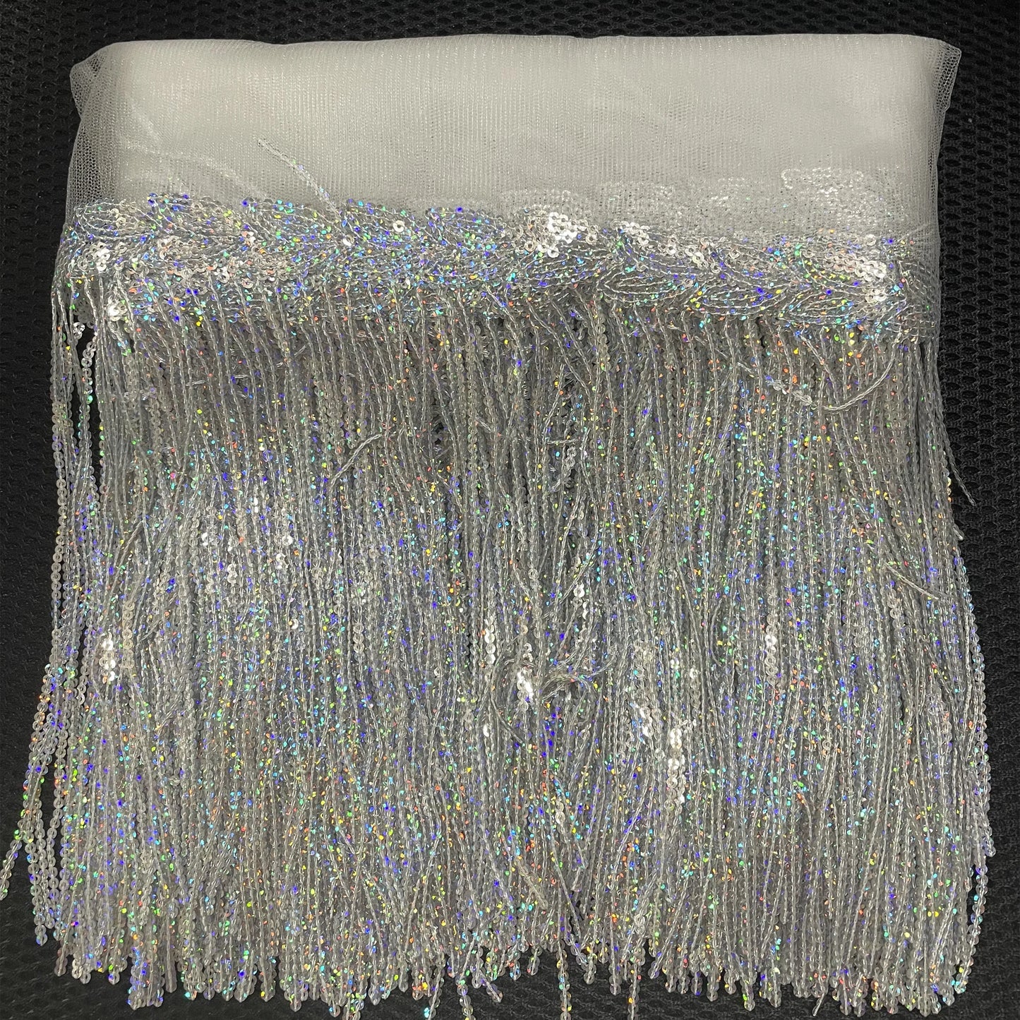 2 Yards Sequin Tassel Lace Ribbon 30cm -  Party Dress Trim