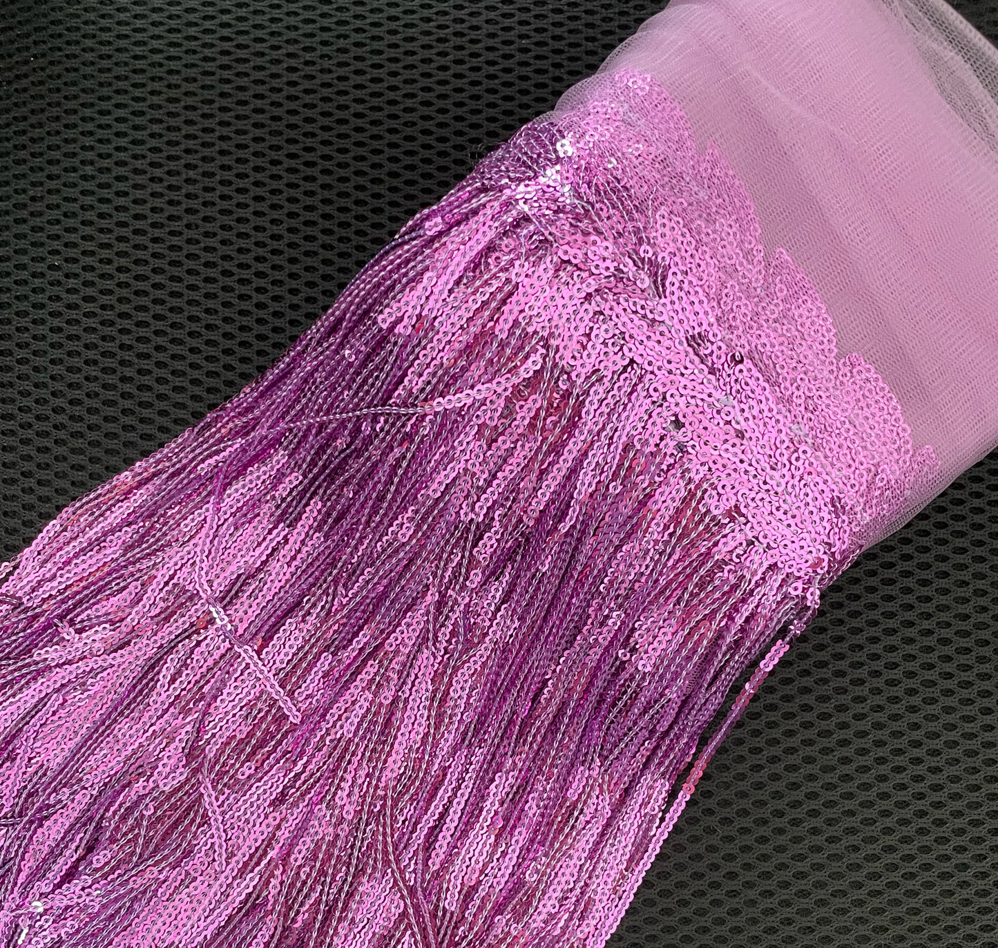 2 Yards Sequin Tassel Lace Ribbon 30cm -  Party Dress Trim