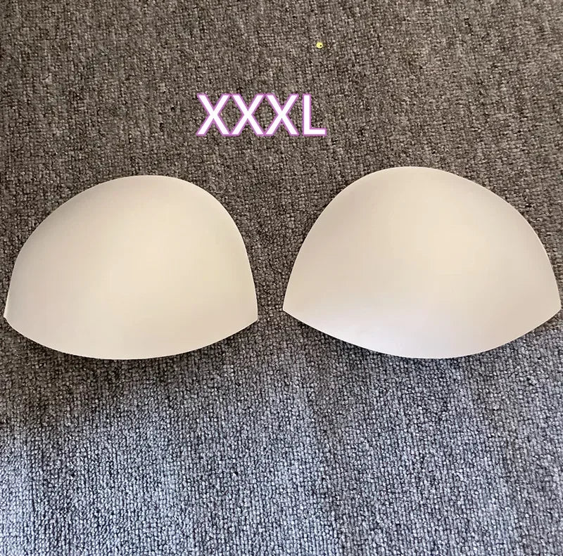4 Pairs Breathable foam Bra Pads - Soft Chest Cups for Swimwear & Dresses (S-XXXL)