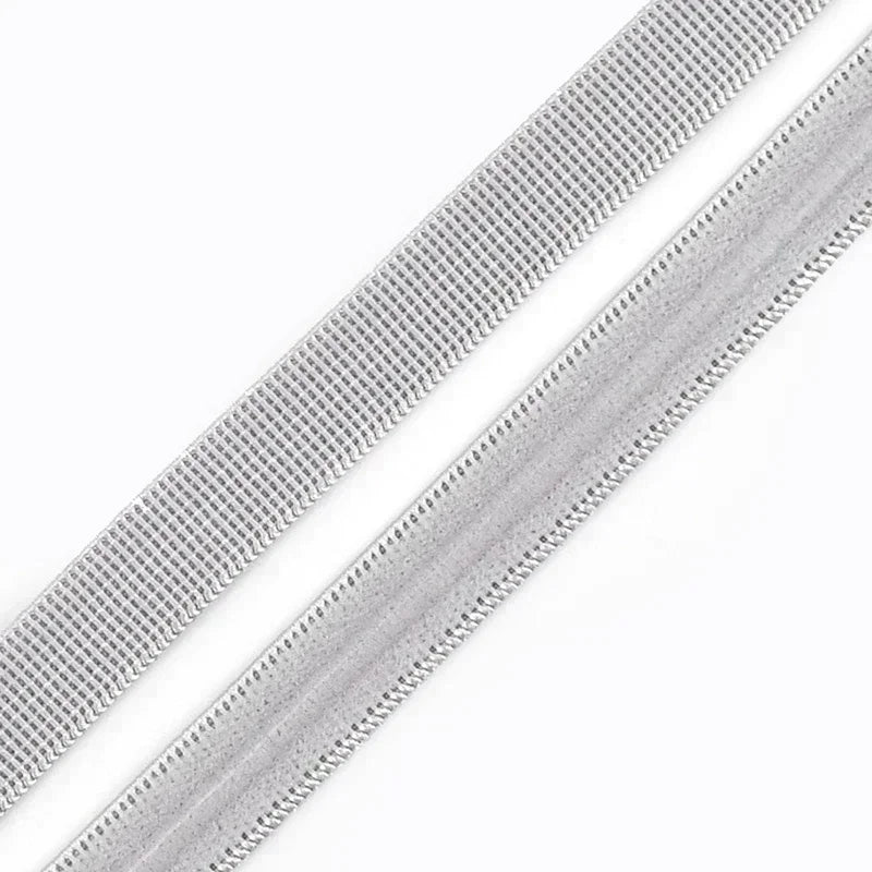 1, 3, 5 or 10 Meters 10mm Bra Strap Elastic with Silicone Non-Slip Strip