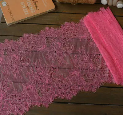 3 Meters Wide Eyelash Lace 35cm - Chantilly Lace Trim for Garments