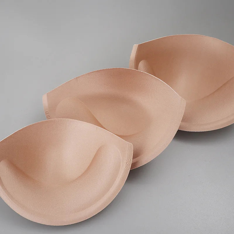 5 Pairs Push Up Bra Pads - Semicircle Bra Cups for Wedding Dresses & Swimwear (75B-85B)