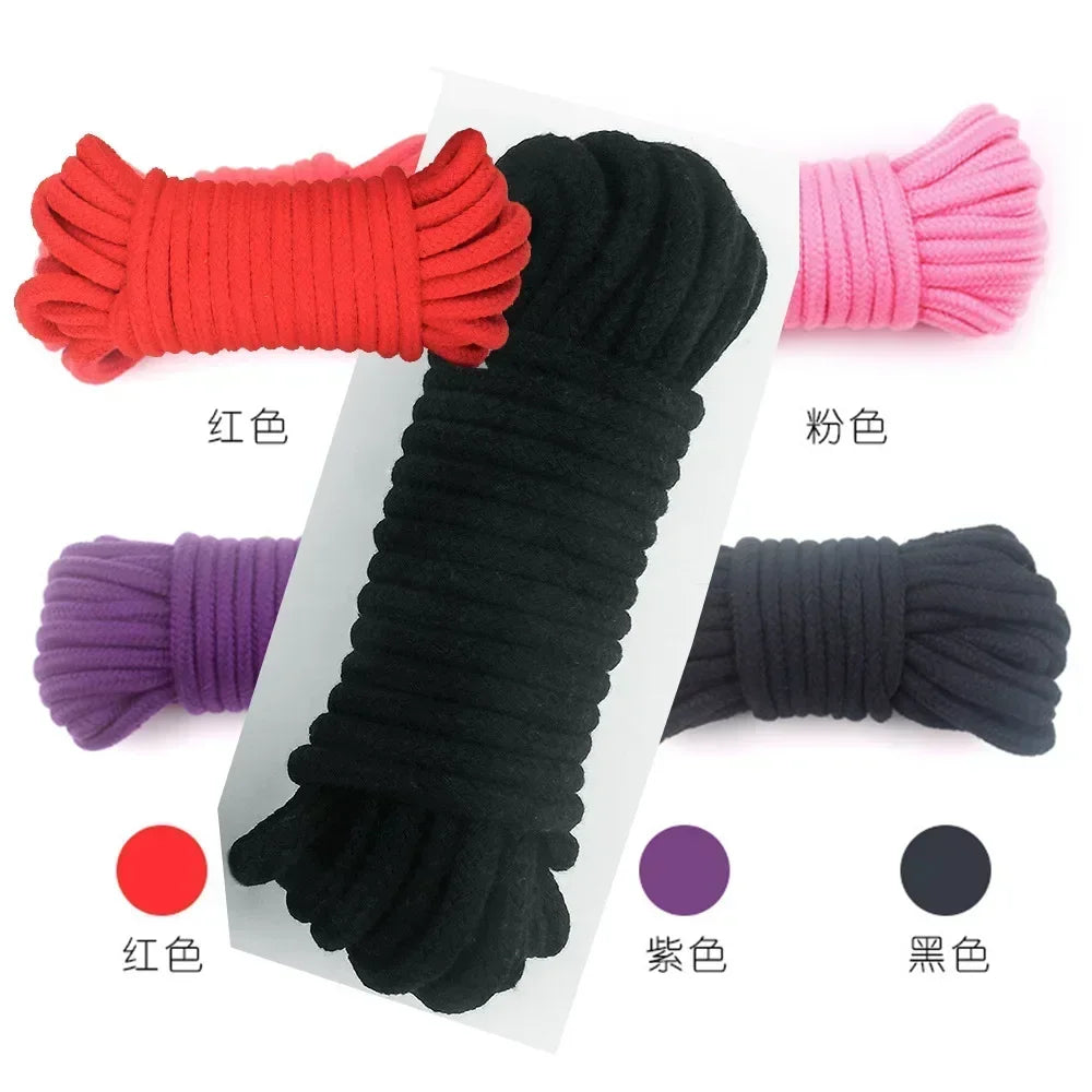 10 Meters 8mm Soft Cotton Drawstring Cord - For Hoodies, Joggers & Waistbands