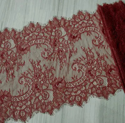 3 Meters Wide Eyelash Lace 35cm - Chantilly Lace Trim for Garments