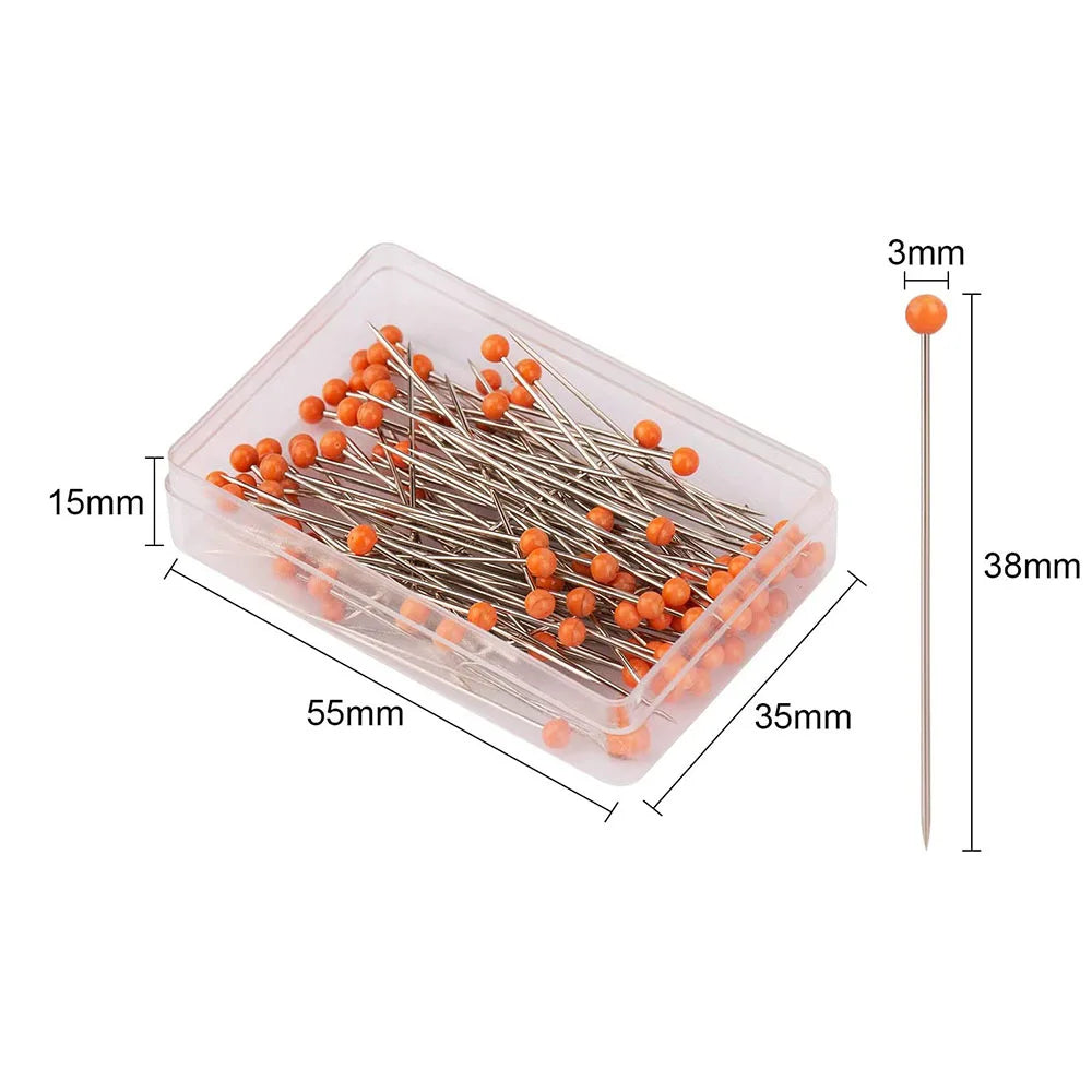 Dressmakers Pins  - Glass heads
