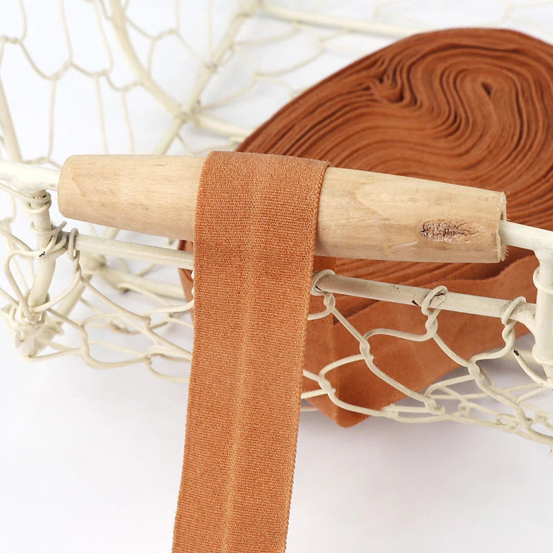 10M 2Cm Edge Sewing Ribbon Elastic Bias Binding Tapes Patchwork Quilting Fold Over Bands For DIY Garment Hem Sleeve Sewing Trims