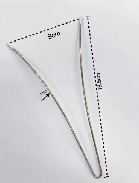 5pcs V-Shape Stainless Steel Underwires - Shaping Underwires for Bras & Swimwear