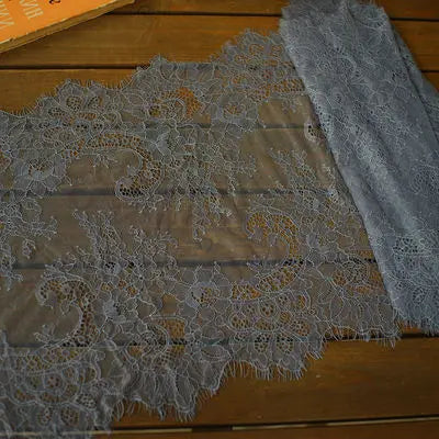 3 Meters Wide Eyelash Lace 35cm - Chantilly Lace Trim for Garments