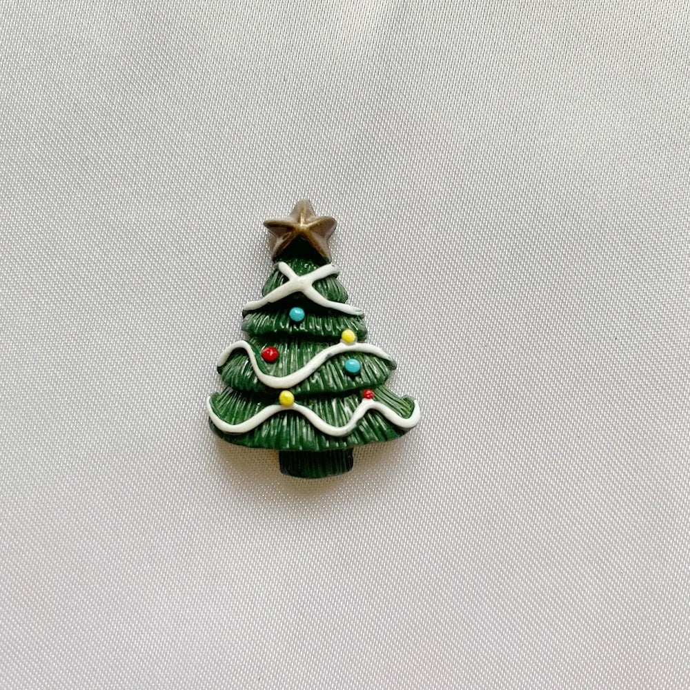 Christmas Tree Magnetic Needle Minder - Embroidery Needle Holder