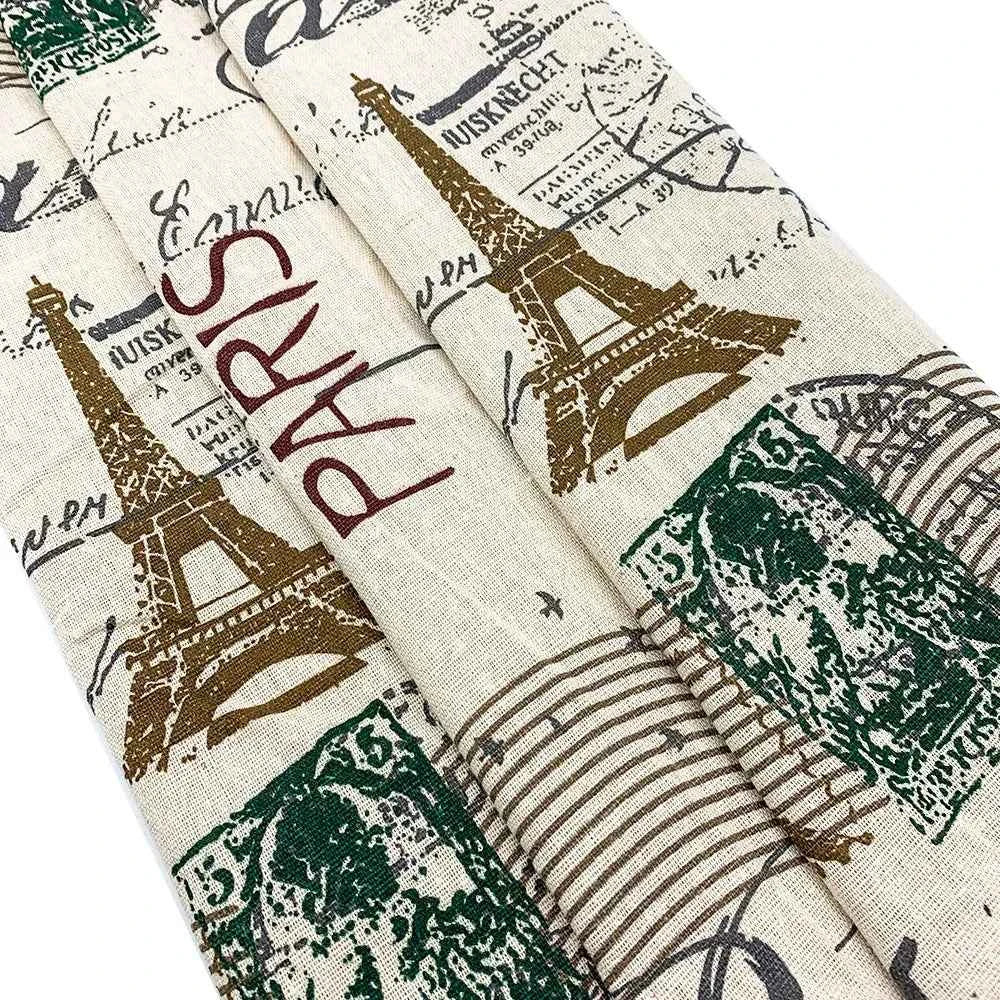 Printed Canvas Fabric 45x145cm - Decorative Cotton Canvas for Bags, Crafts & Home Décor