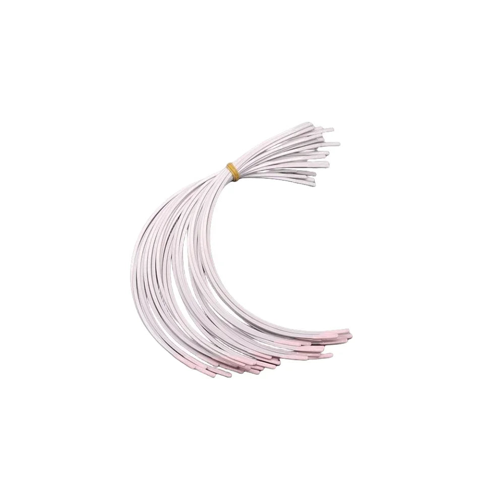 White Bra Underwires 12 Pieces - Professional Lingerie Making Supplies for Bustiers & Bras