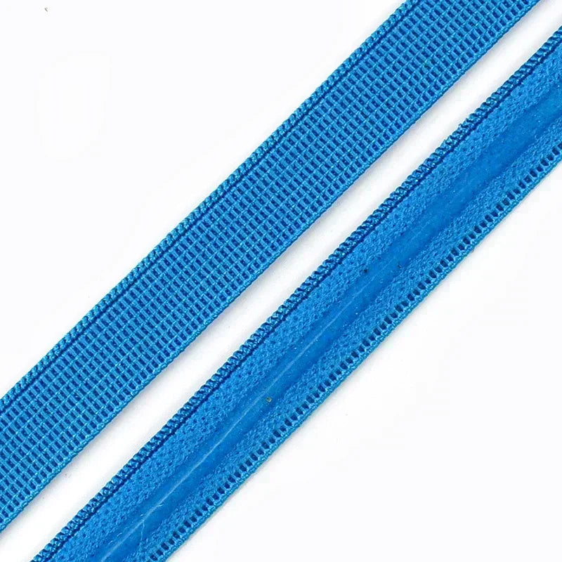 1, 3, 5 or 10 Meters 10mm Bra Strap Elastic with Silicone Non-Slip Strip