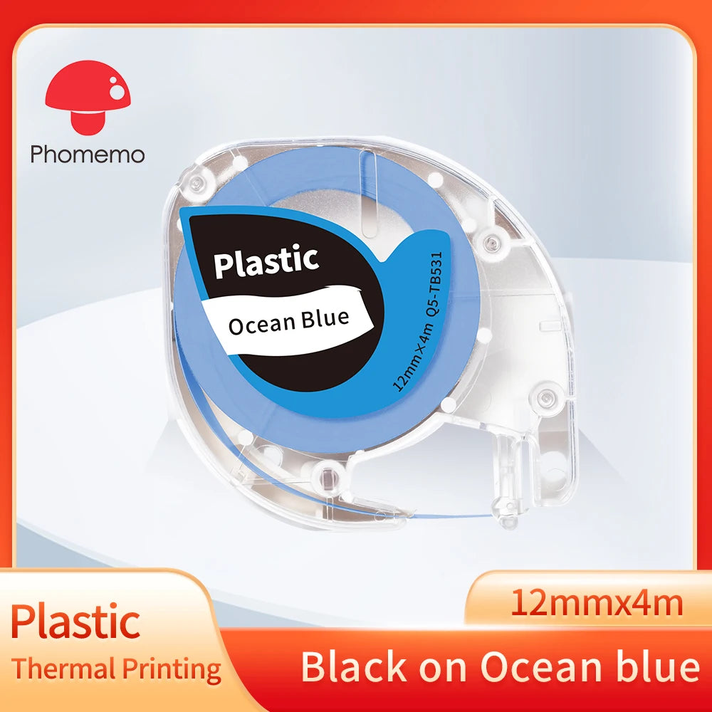 P12 PRO Label Maker Machine - Bluetooth Inkless Label Printer for Fabric & Satin Ribbon