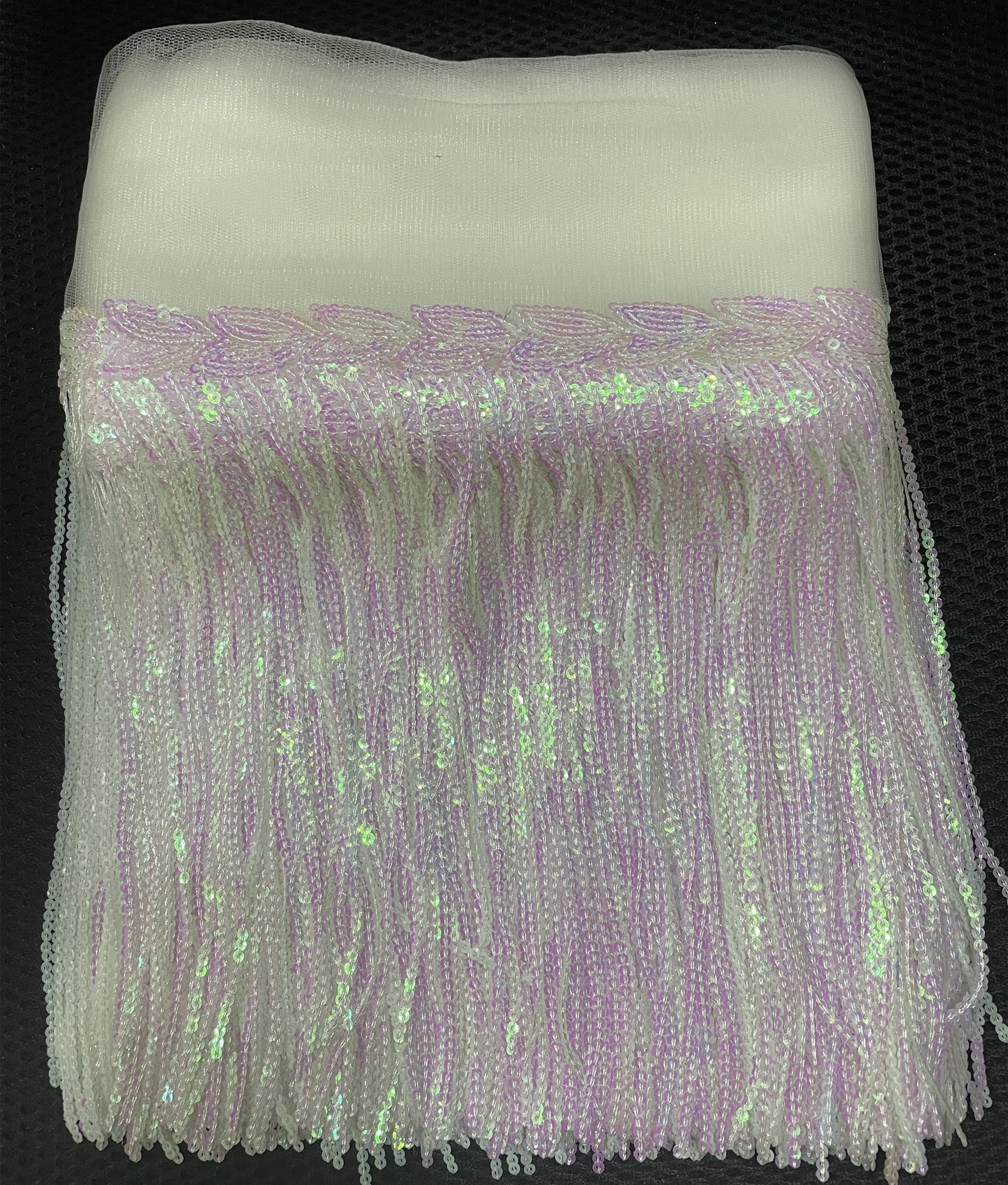 2 Yards Sequin Tassel Lace Ribbon 30cm -  Party Dress Trim