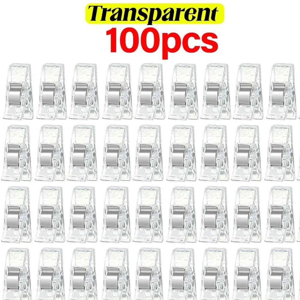 Plastic Sewing Clips 50pcs - Strong Wonder Clips for Quilting, Bag Making & Crafts