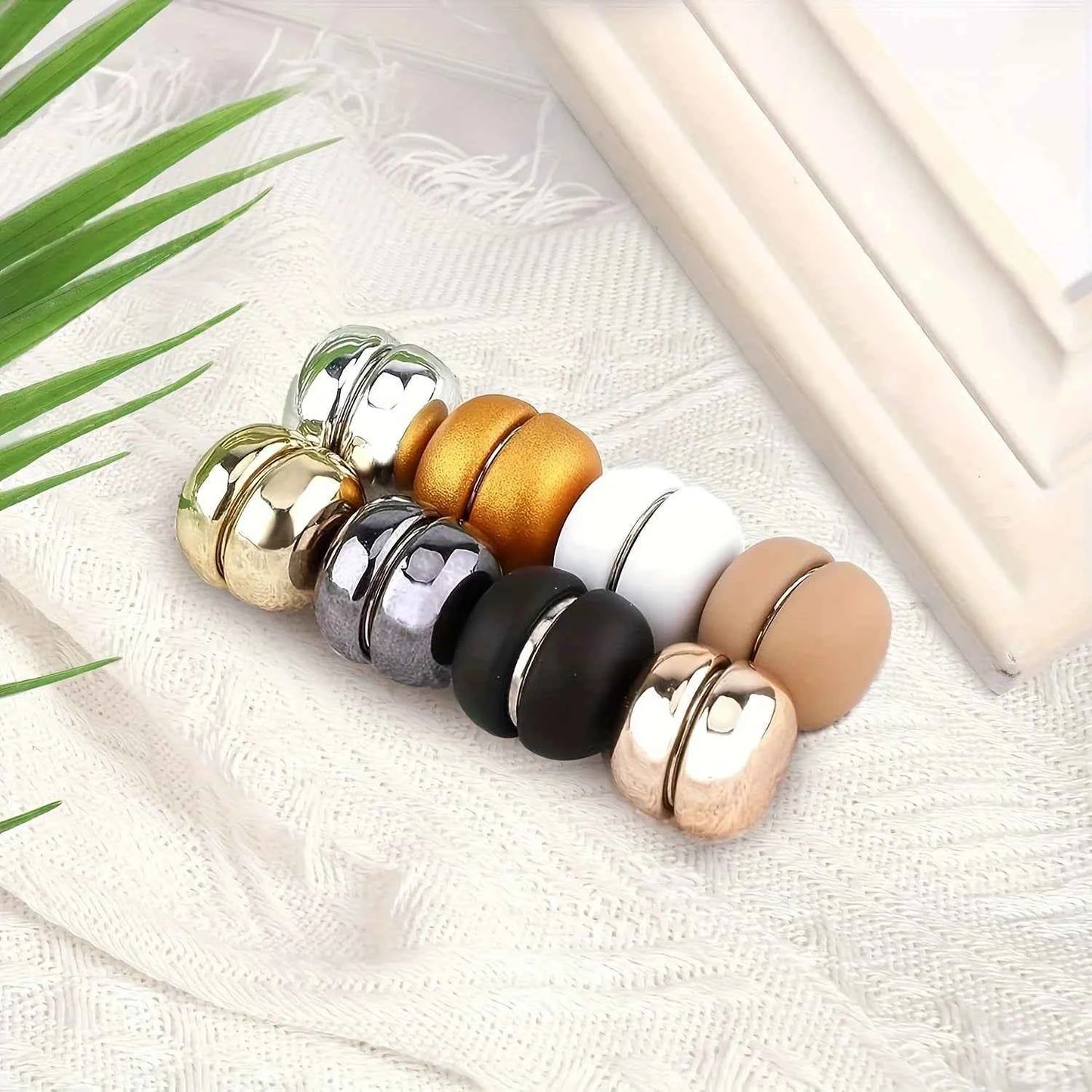 Magnetic Pins 4pcs - Headscarf & Clothing Clips, Multi-Purpose Fabric Magnets