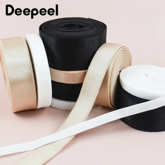 10 Meters Plain Elastic Band - For Bra Straps & Waistbands (6-30mm)