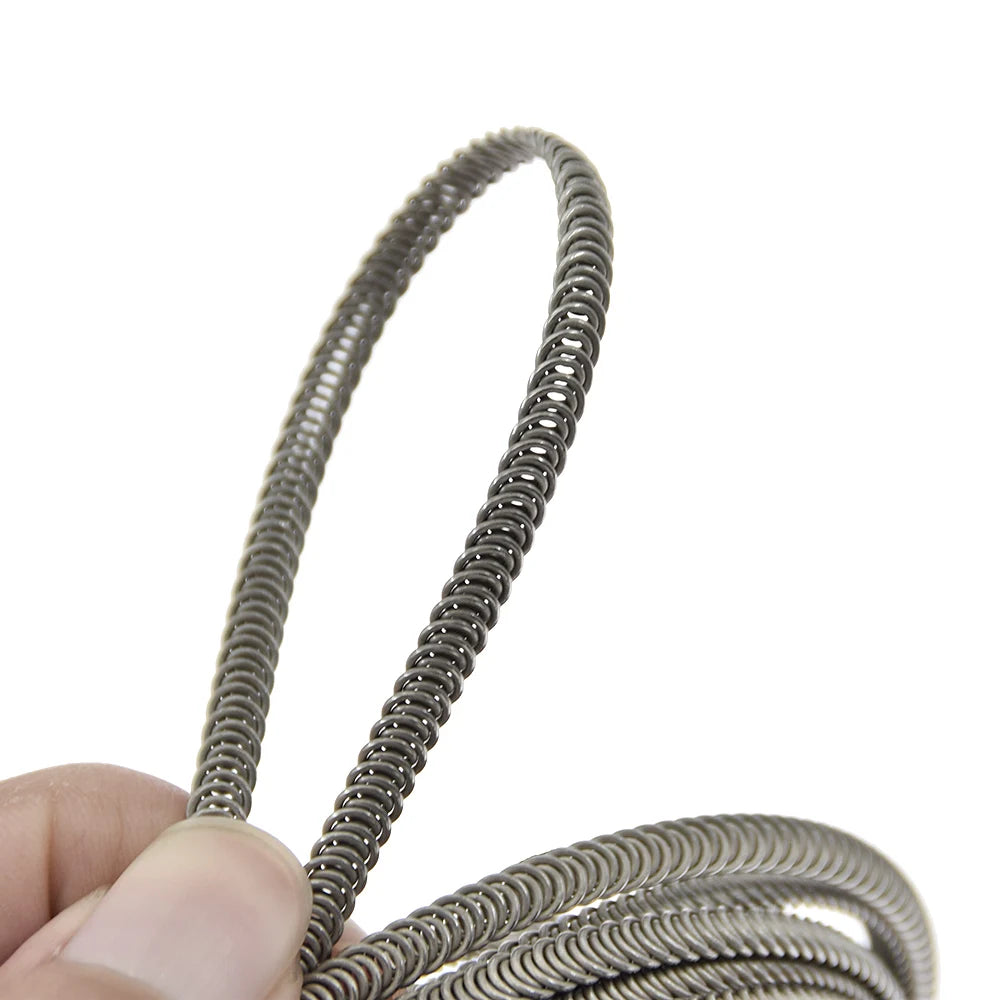 10m Spiral Steel Boning 5mm - Flexible Metal Corset Boning for Underwear & Garments