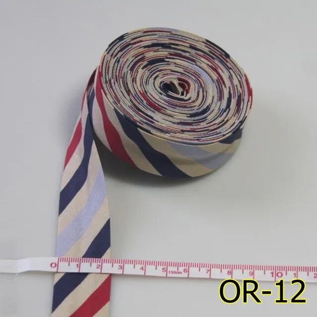 Printed Cotton Bias Binding - 25mm(1") Width / 5meters lot